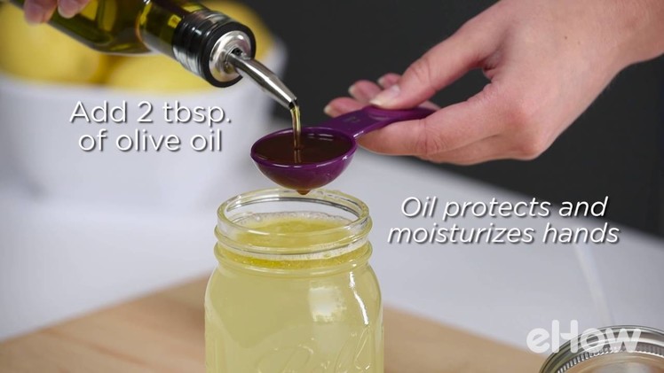 4 Ingredient Olive Oil and Lemon Liquid Hand Soap Recipe
