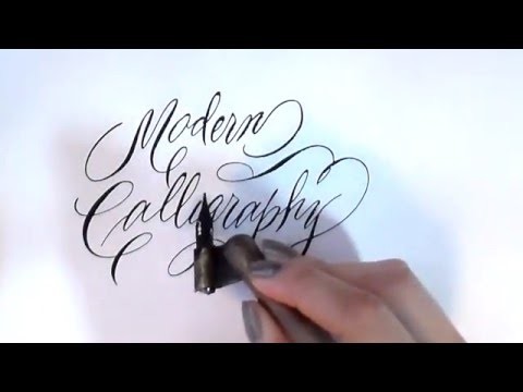 8. Pointed Pen Calligraphy 101: Modern Calligraphy Tips & Tricks