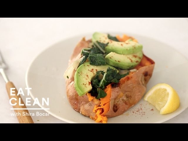 Baked Sweet Potato with Avocado - Eat Clean with Shira Bocar