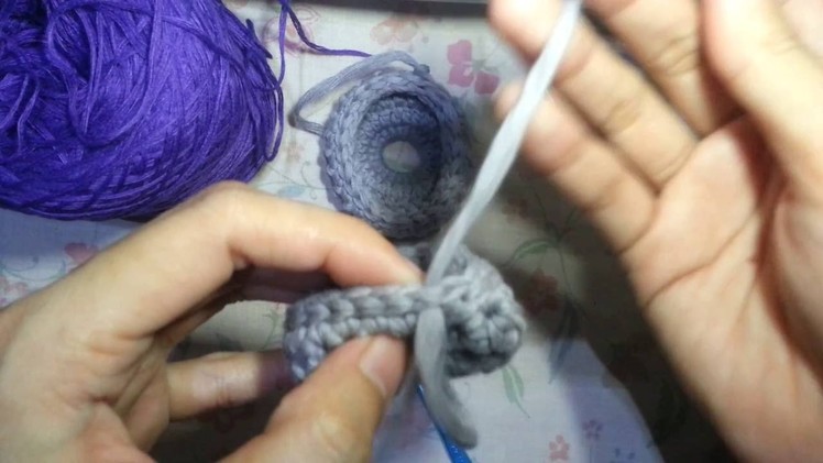 Crochet Headset Ear Cover Style 2, Part 2 of 2