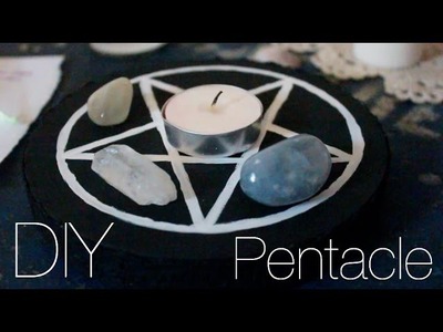 DIY Altar Pentacle. Candle Holder