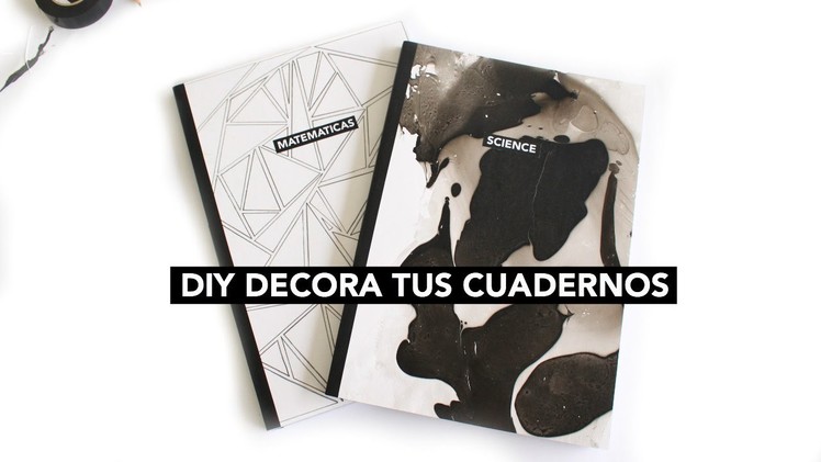 DIY DECORA TUS CUADERNOS. DIY NOTEBOOKS | Luciana Wk