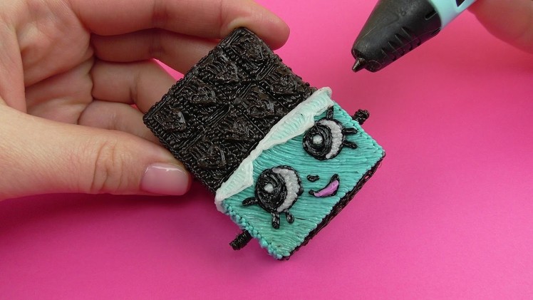 DIY How to Draw with 3D PEN Shopkins Cheeky Chocolate Video for Kids