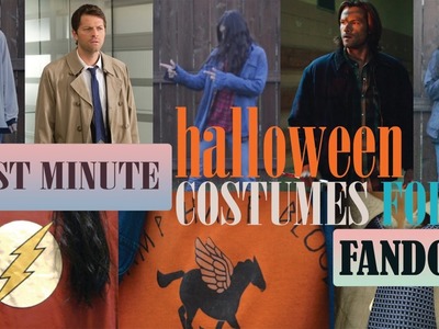 EASY LAST MINUTE Halloween Costumes (FOR FANDOM NERDS)