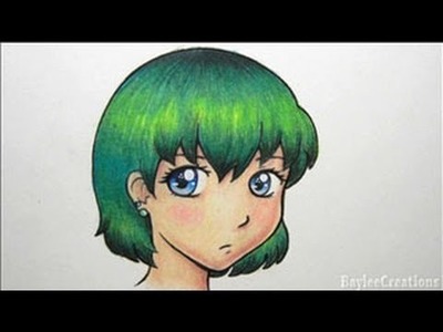 How to Colour Hair with Pencil Crayons