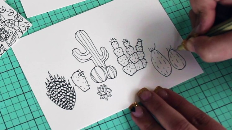 How To Doodle: Monsters, Sweets & Succulents