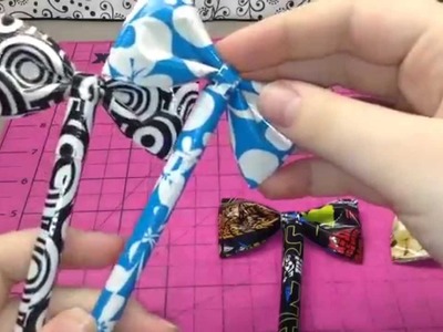 How to make a duct tape bow pen