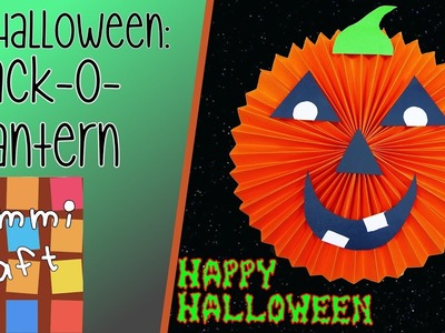 How to Make a Jack o Lantern out of Paper  - Great for kids to make