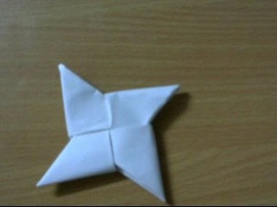 How to make a paper ninja star [origami]