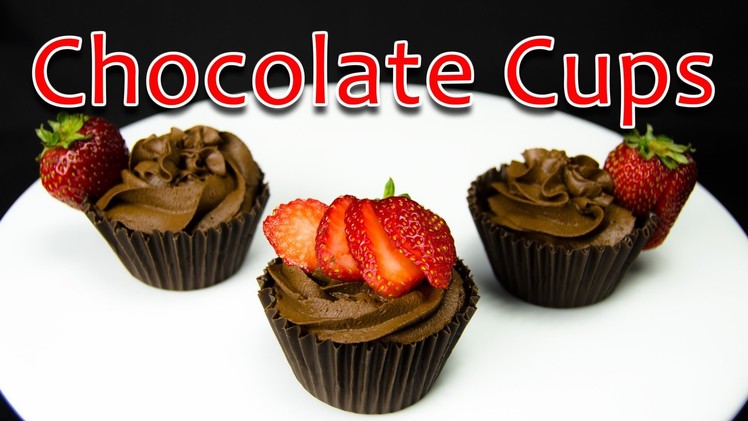 How to Make Chocolate Cups by Cookies Cupcakes and Cardio