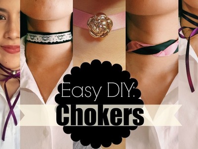 How To Make: Chokers | DIY (Easy)