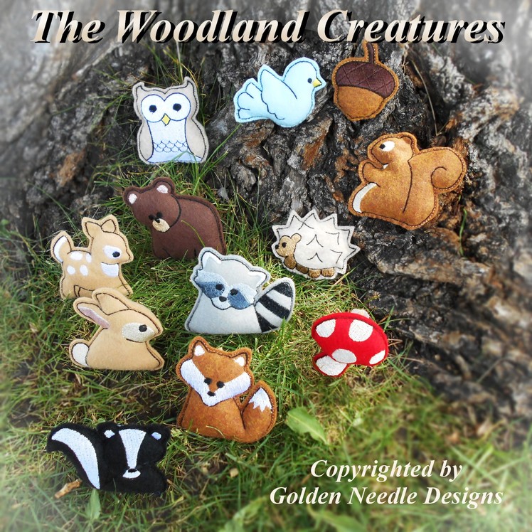 How to Make Felt Woodland Creatures