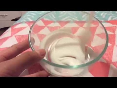 How to make lotion slime