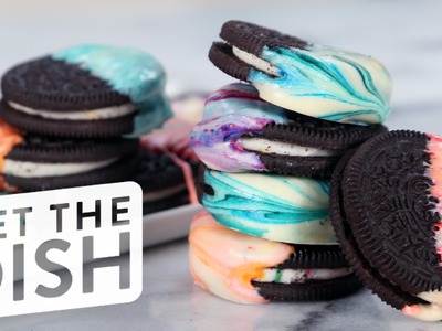 How to Make Marbled Oreos in 3 Easy Steps | Get the Dish