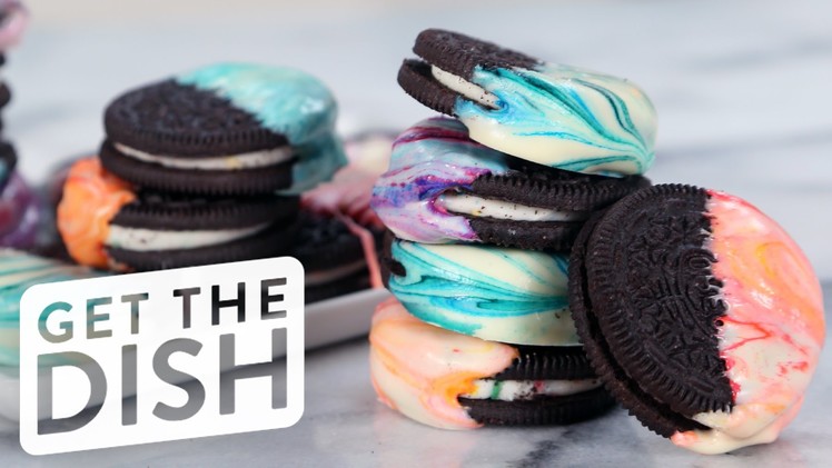 How to Make Marbled Oreos in 3 Easy Steps | Get the Dish