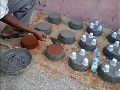 How to make Mold and tree pot.