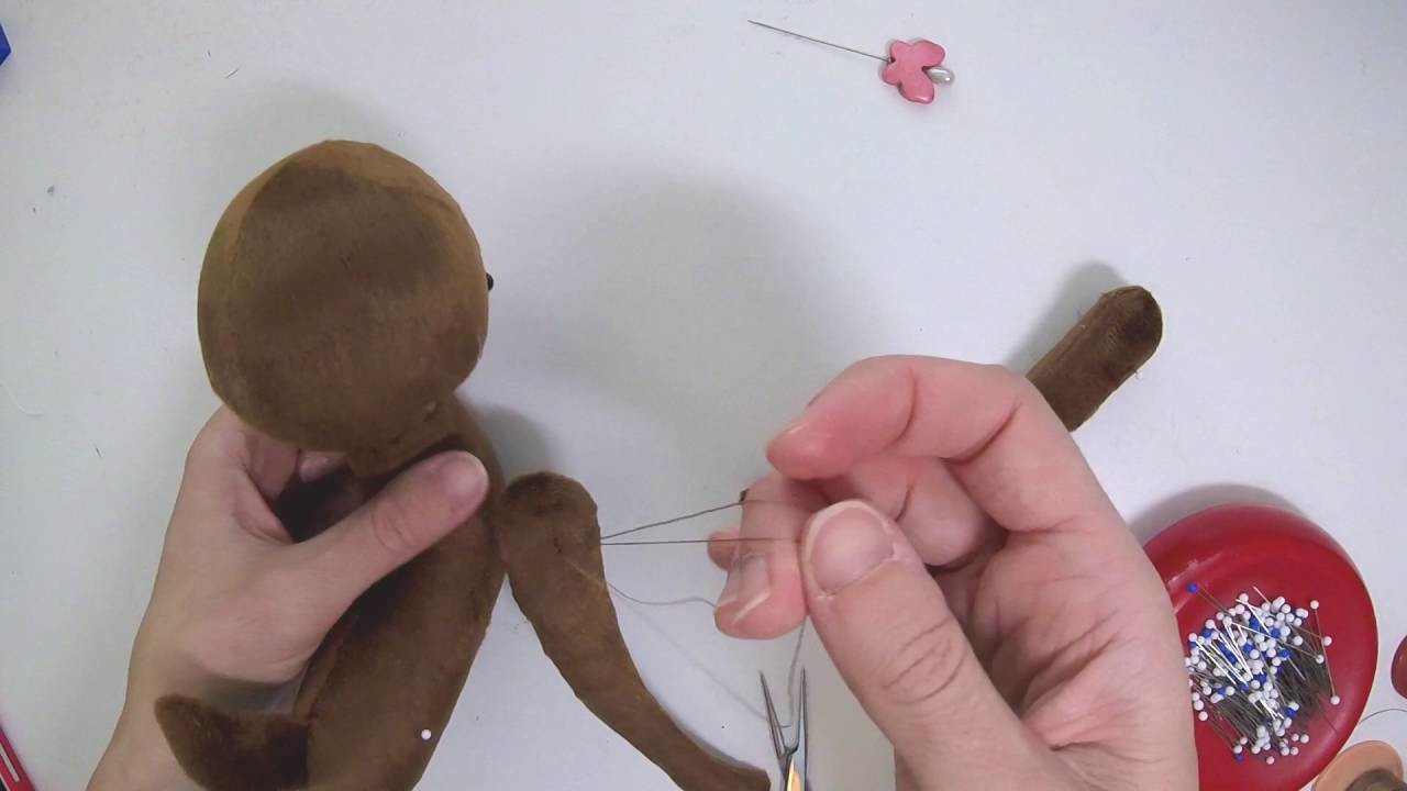 How to make plush: Thread jointing