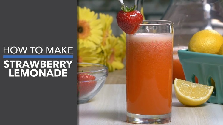 How To Make Strawberry Lemonade
