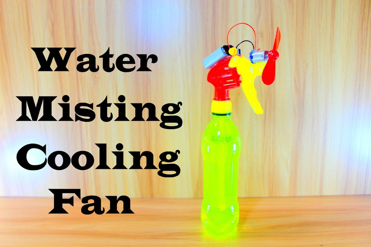 How to Make water Spray cooling Fan | How to Make Misting Fan