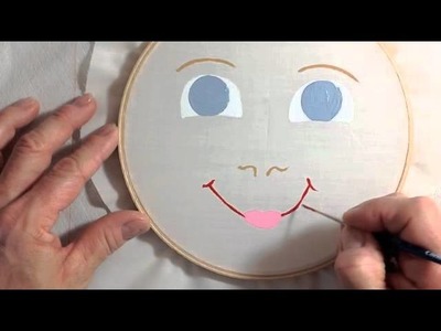 How to Paint a Doll's Face by Cheryl