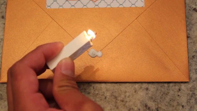 How to use a wax seal - invitations, weddings, letters, documents
