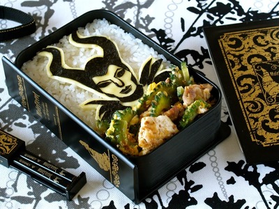 Maleficent Bento Lunch Box (Disney Kyaraben) マレフィセント弁当 (キャラ弁 レシピ) - OCHIKERON - CREATE EAT HAPPY
