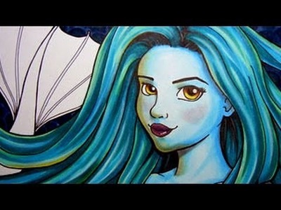 Mermaid - Copic Marker Illustration