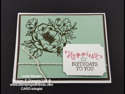 Quick Tip Using Birthday Blooms Stamp Set