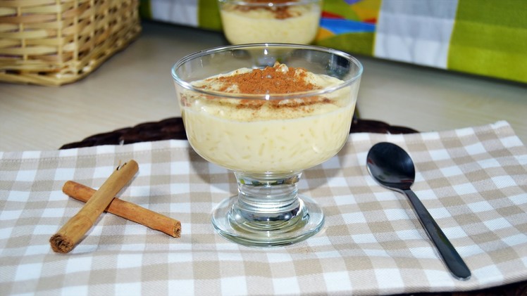Rice Pudding with Sweetened Condensed Milk - Quick & Easy Rice Pudding Recipe