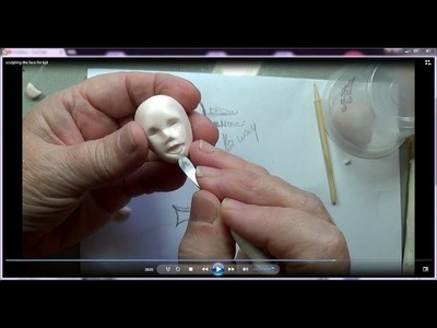 Sculpting the face for my bjd ball jointed doll