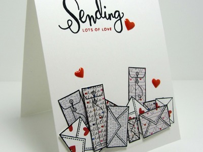 Simon Says Stamp Sending Happy Thoughts - Valentine's Day Card Tutorial