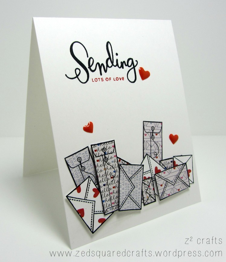 Simon Says Stamp Sending Happy Thoughts - Valentine's Day Card Tutorial