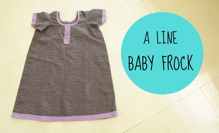 A LINE BABY FROCK | MEASUREMENT,CUTTING SEWING | ANJALEE SHARMA