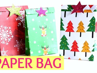 DIY Crafts: Paper GIFT BAG (Easy) for Christmas | Craft Monkey