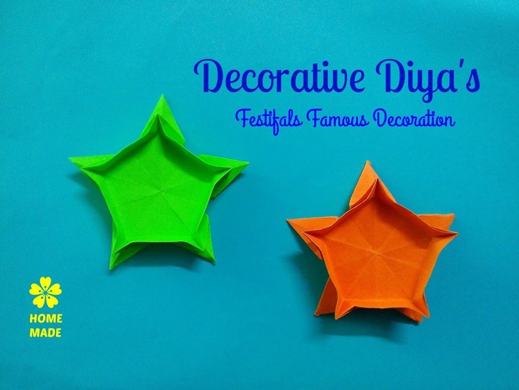 Diya's For Decoration | Easy and Simple Decoration