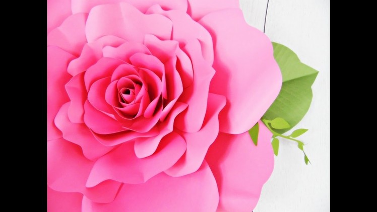 Giant Paper Rose How To Tutorial