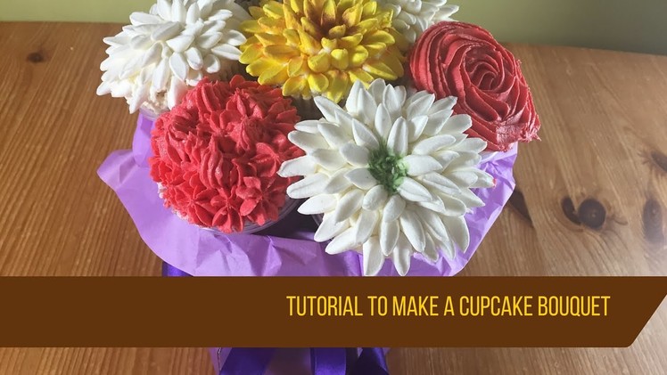 How to make a cupcake bouquet