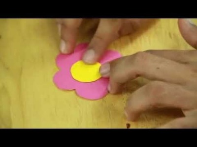 How to make a Flower Keychain - art and craft