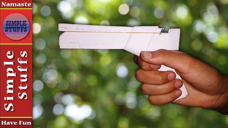 How To Make A Gun From Paper That Shoots