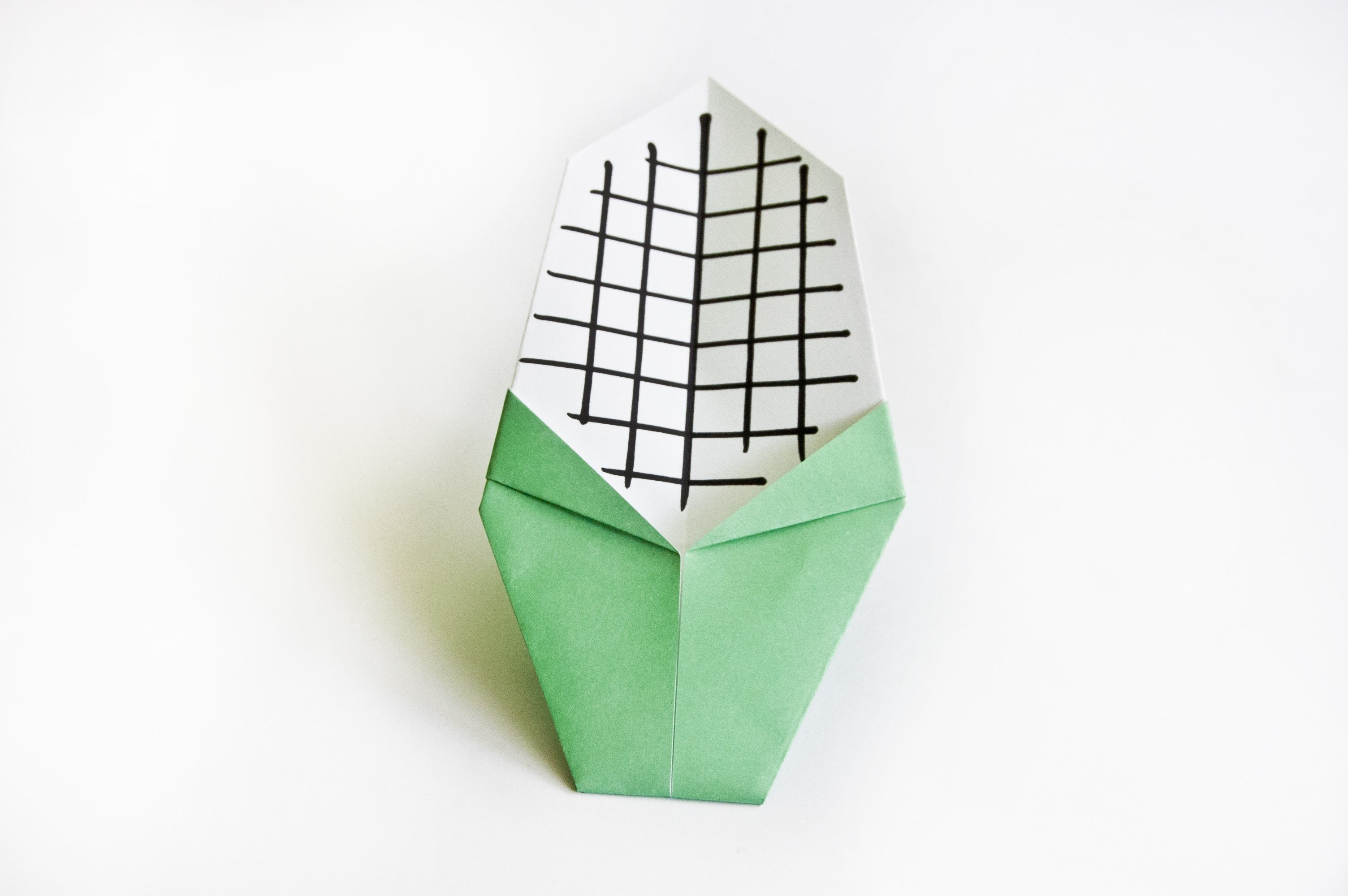 How to make a paper Sweet Corn, origami Vegetables, Easy origami
