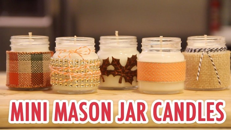 Mini Mason Jar Candles with Karen Kavett! - HGTV Handmade