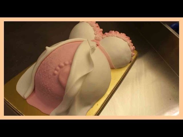Pregnancy belly cake - Pregnant belly fondant cake Tutorial - Gcf