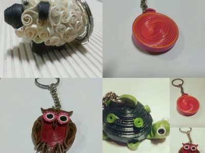 Quilling animal Keychains!!!