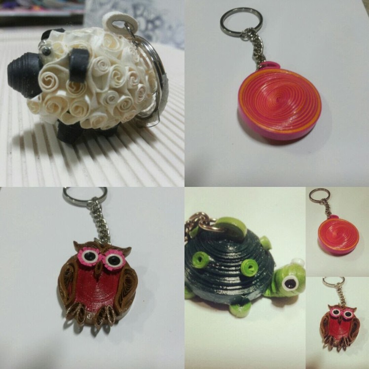 Quilling animal Keychains!!!