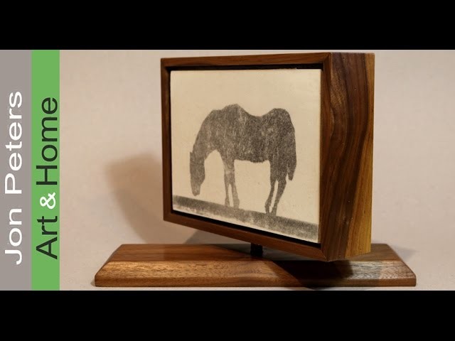 Simple Woodworking Project Rotating Framed Painting, a Makers Care Project