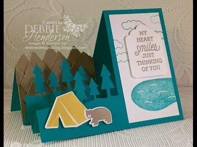 Stampin Up Always An Adventure Side Step Card