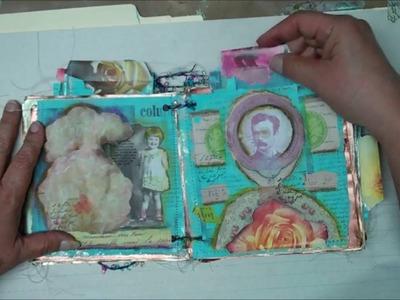 Trashy  Junk Journal made from Magazines