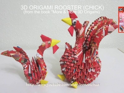 TUTORIAL - 3D Origami Rooster