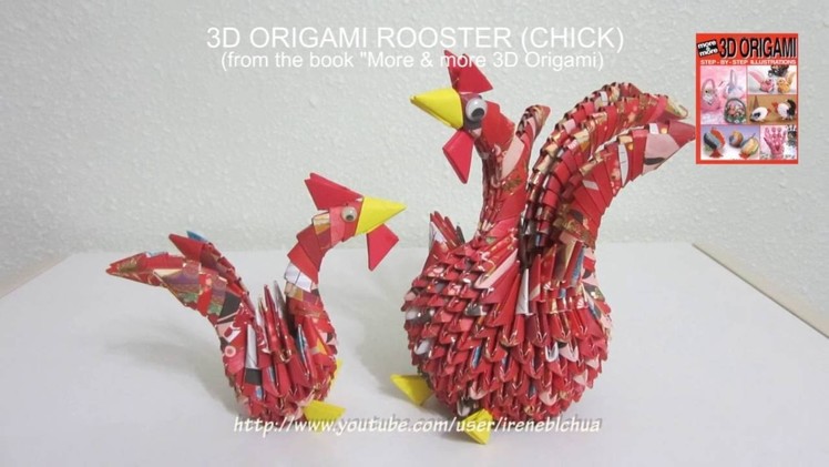 TUTORIAL - 3D Origami Rooster