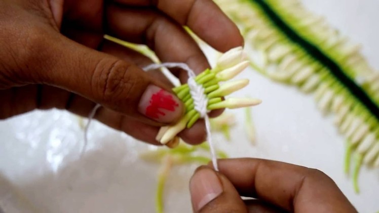 A different method to tie flowers beautifully (Tamil)